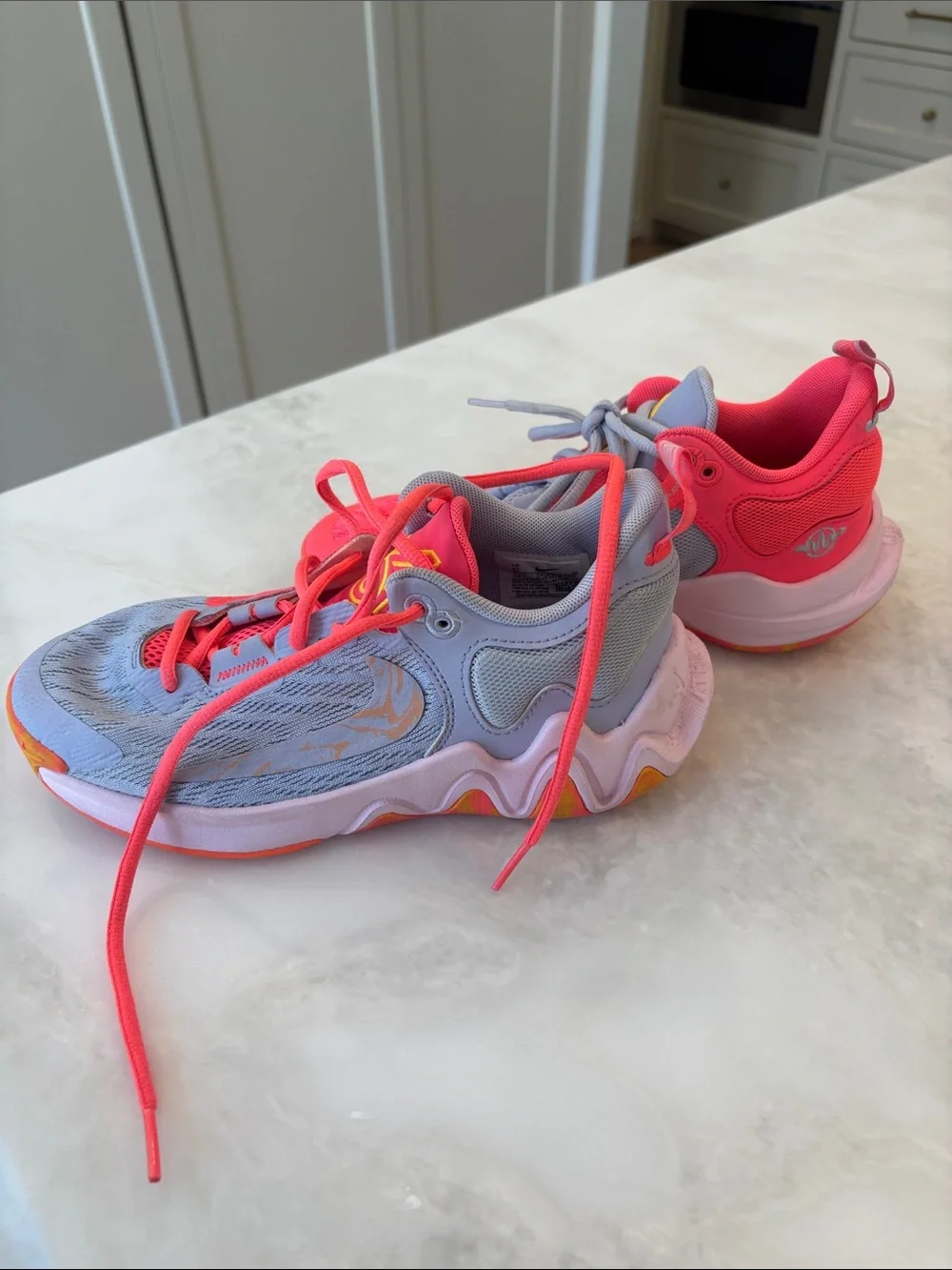 Nike Kids Basketball Shoes - Giannis Immortality 2 EP hot punch mismatched